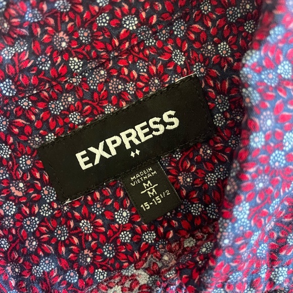 Express Men’s Size Medium Button Down Shirt - Picture 3 of 3